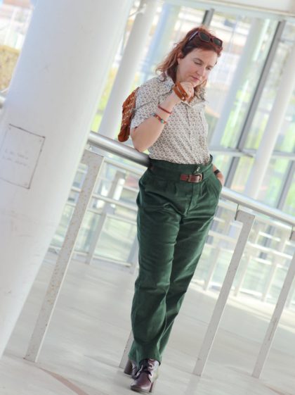 patron couture pantalon taille haute daddy sewing soon