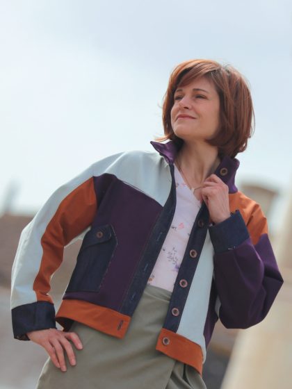 Patron de couture blouson aviateur maverick sewing soon