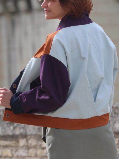 Patron de couture blouson aviateur maverick sewing soon