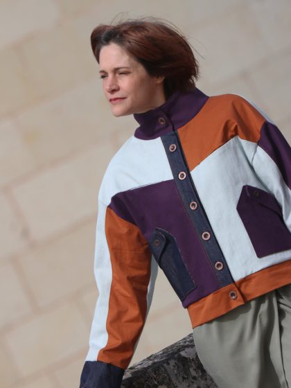 Patron de couture blouson aviateur maverick sewing soon