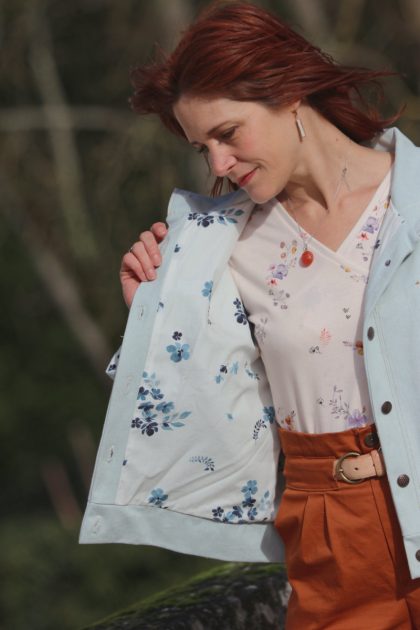 Patron de couture blouson aviateur maverick sewing soon