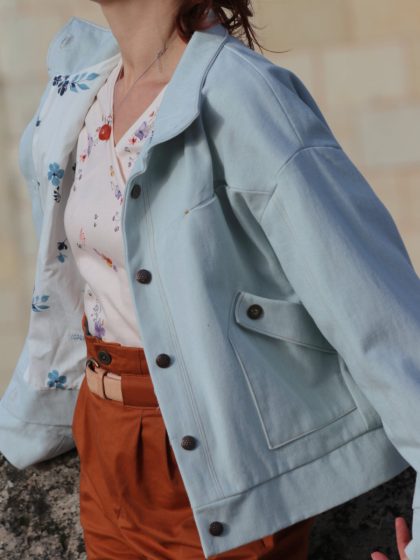 Patron de couture blouson aviateur maverick sewing soon