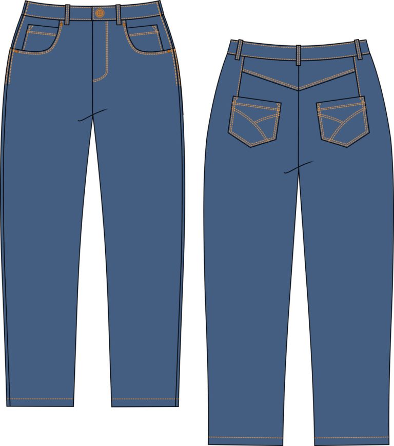 dessin technique du patron de couture Jean LEE sewing SOON