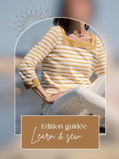 Patron couture Top Aney Learn and sew